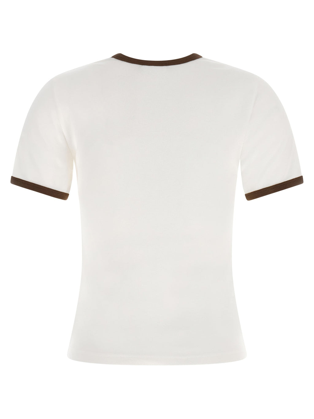 Courrèges Brown Cotton T-Shirt