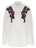 Dries Van Noten White Cotton Blouse