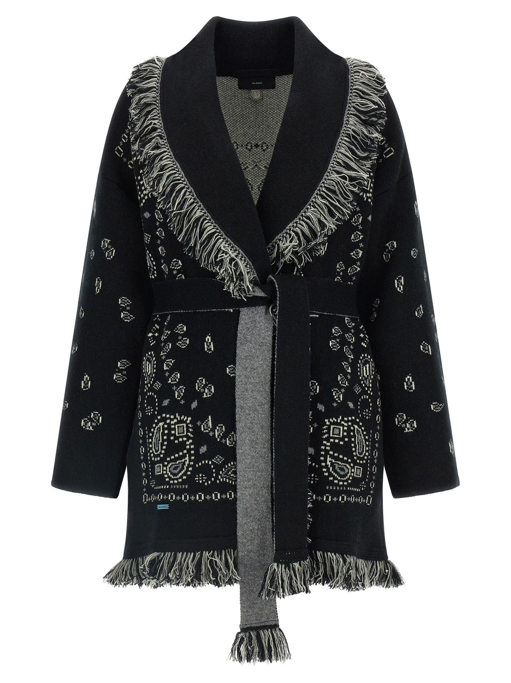 Alanui Black Cashmere Cardigan