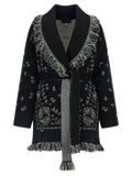 Alanui Black Cashmere Cardigan