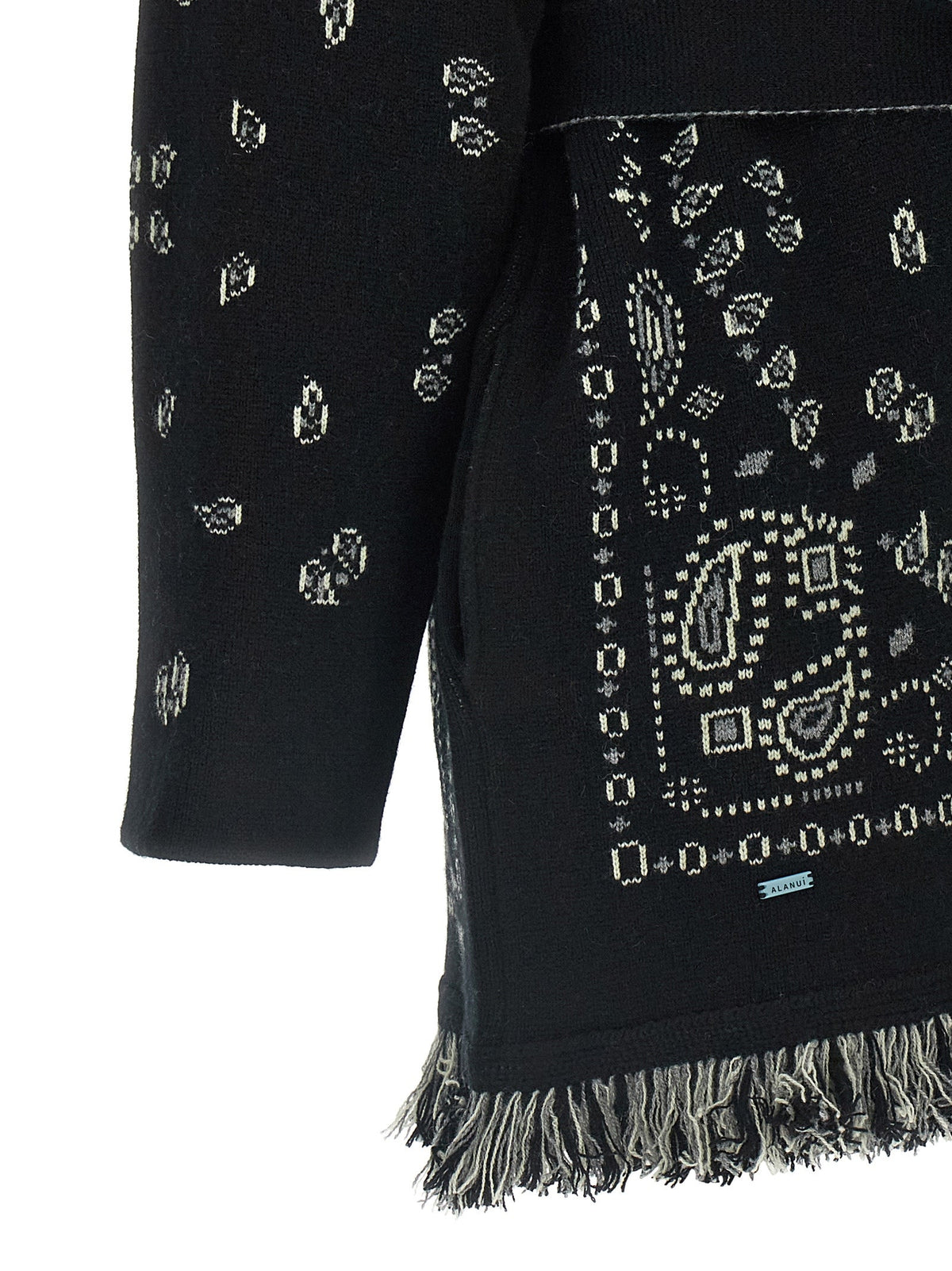Alanui Black Cashmere Cardigan