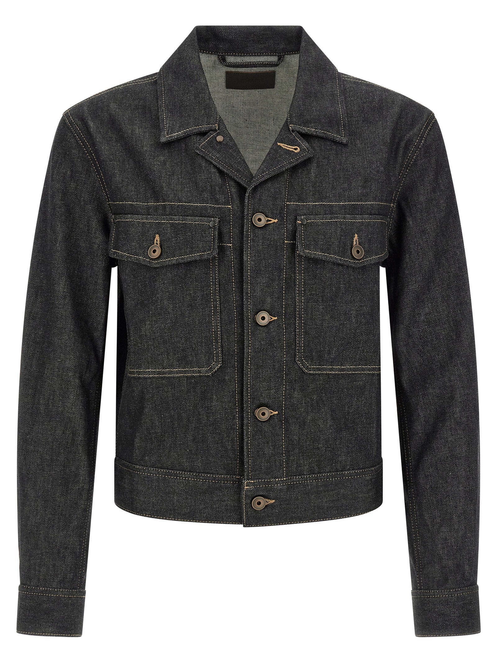 Lemaire Blue Cotton Denim Jacket