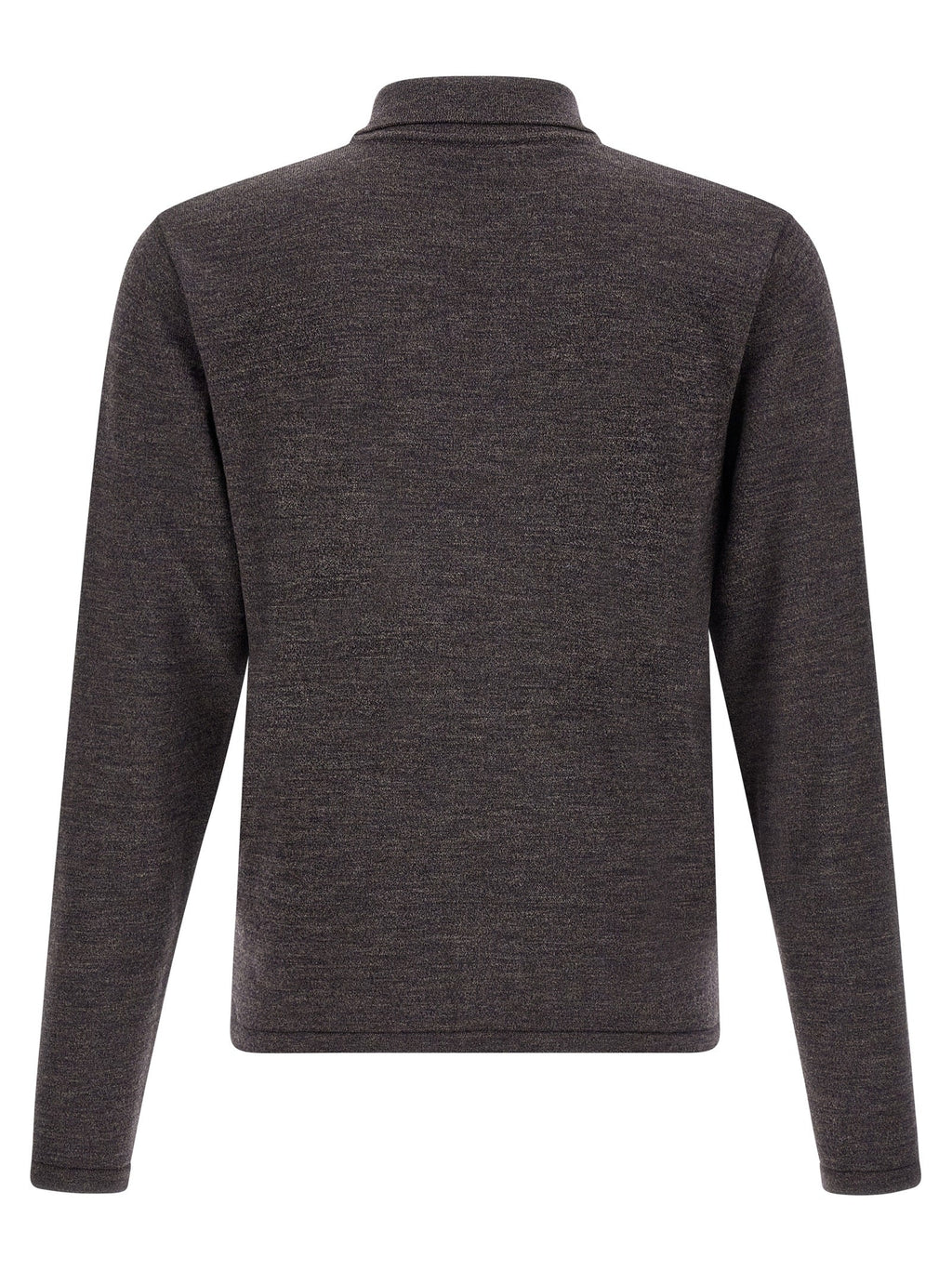 Lemaire Brown Wool Polo Shirt