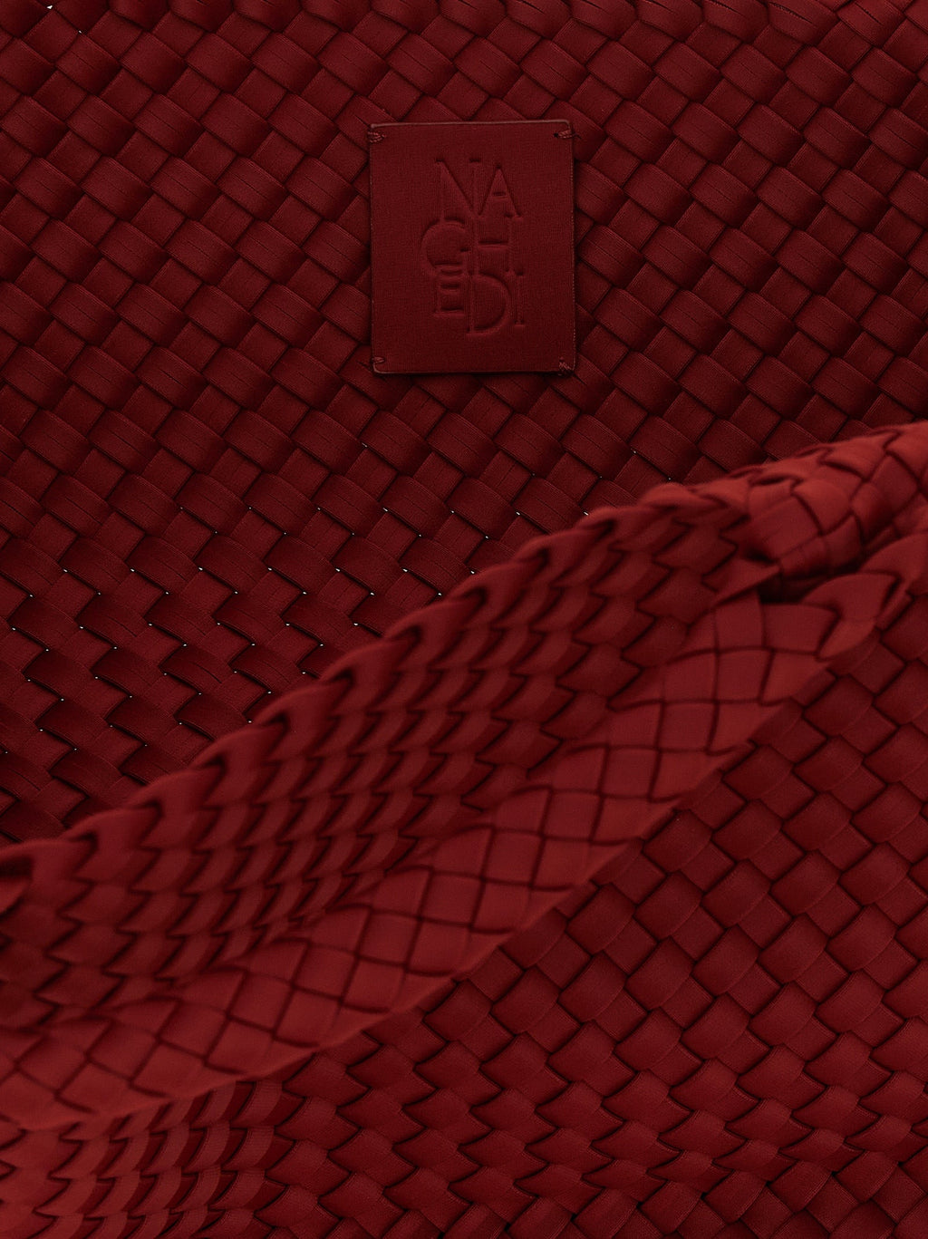 NAGHEDI Red Nylon Handbag