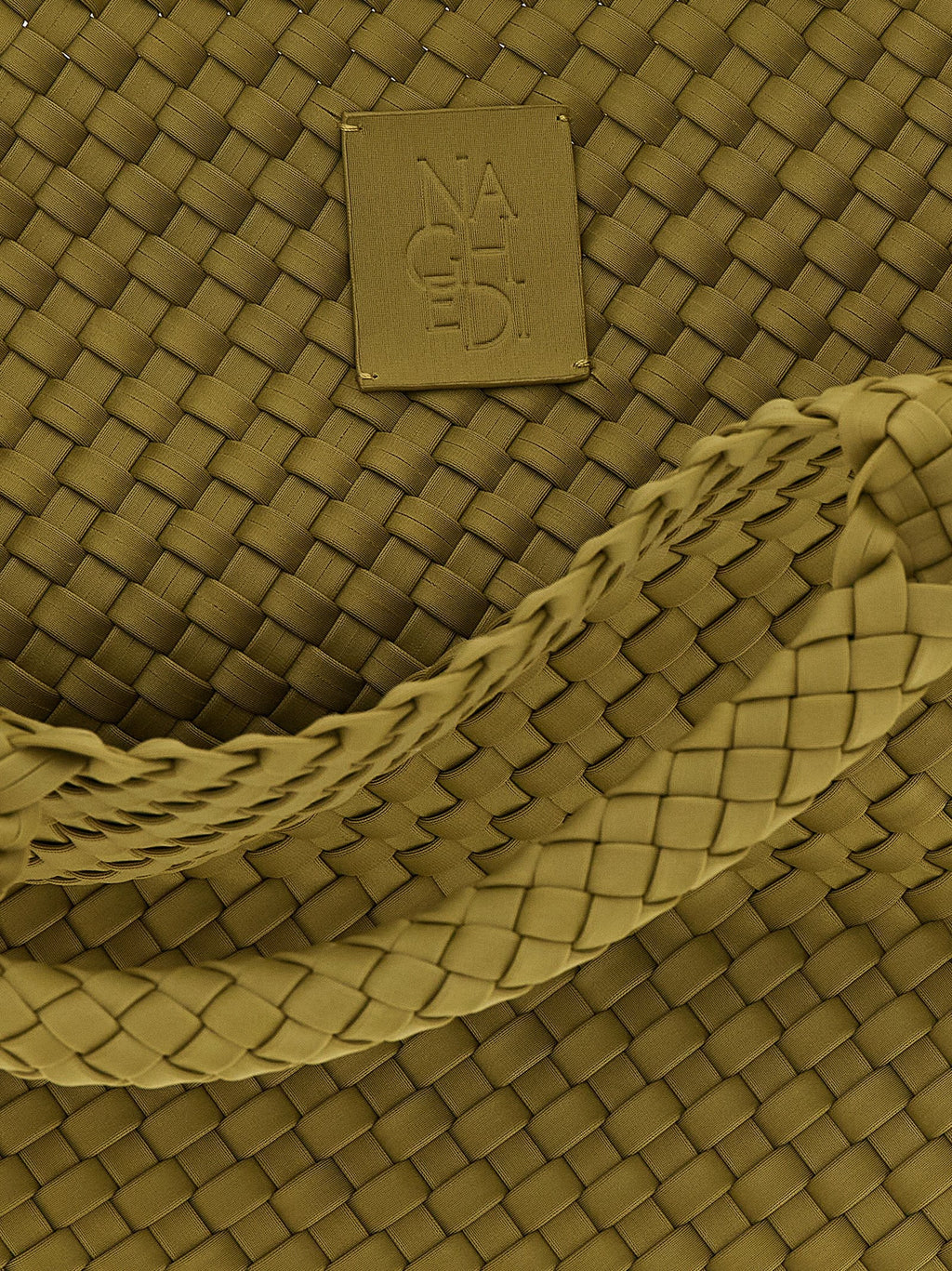 NAGHEDI Bicolor Nylon Handbag