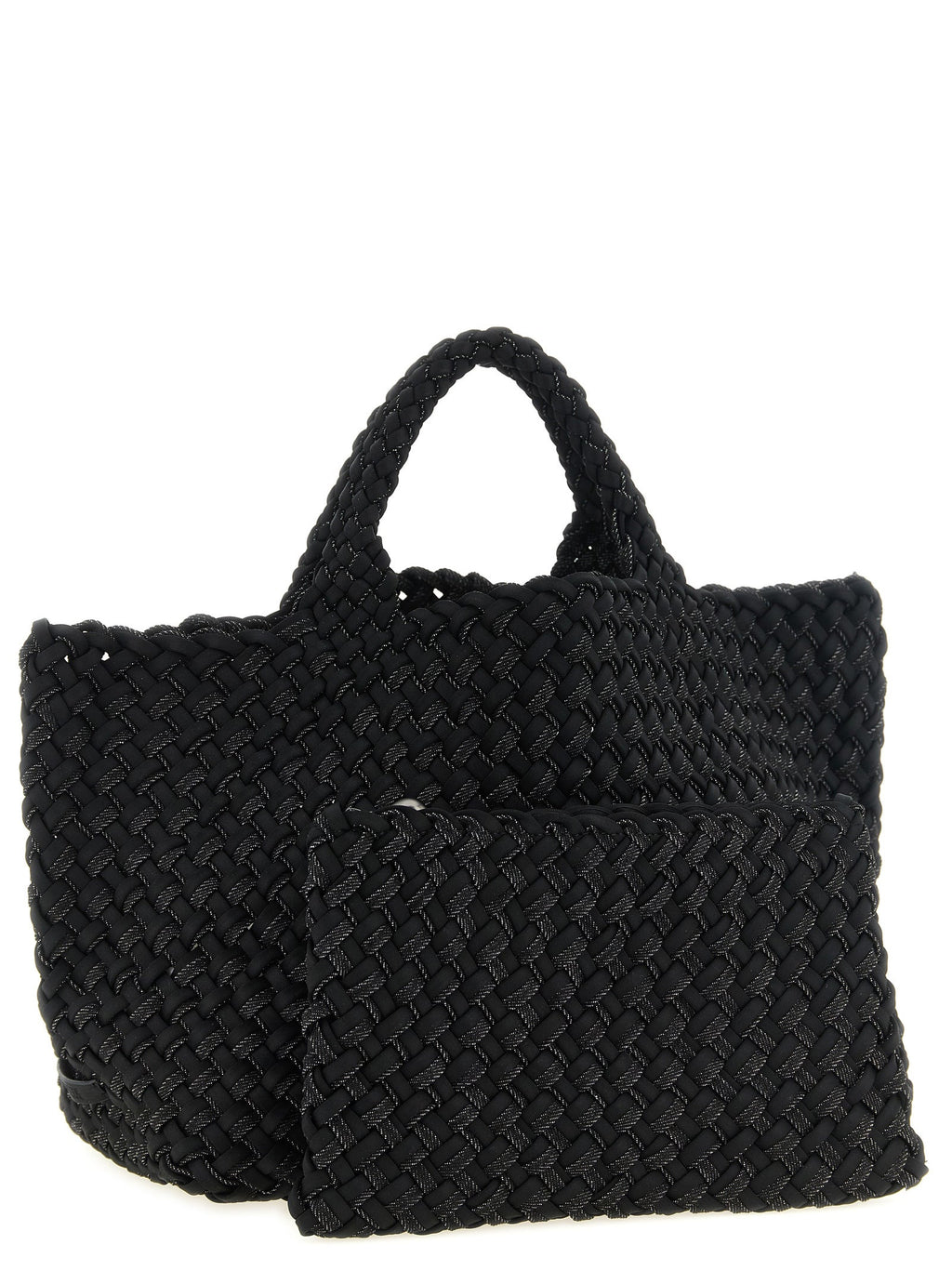 NAGHEDI Black Nylon Tote Bag