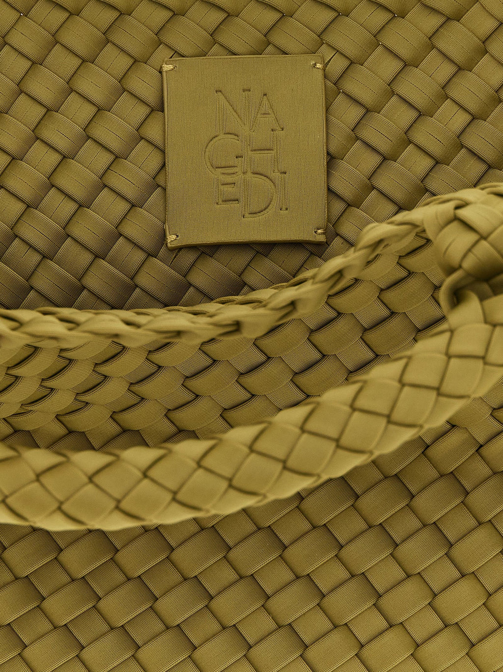 NAGHEDI Bicolor Nylon Handbag