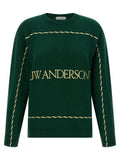 J.W.Anderson Bicolor Wool Cardigan