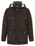 Brunello Cucinelli Brown Polyamide Parka