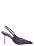 LE SILLA Purple Polyester High Heel Pumps