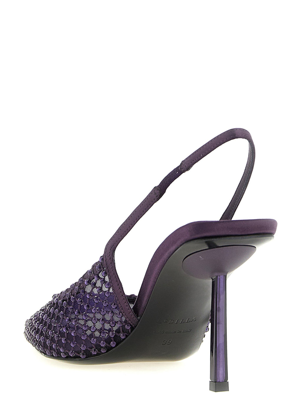 LE SILLA Purple Polyester High Heel Pumps