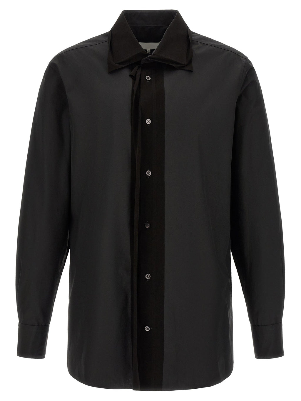 Maison Margiela Black Cotton Blouse