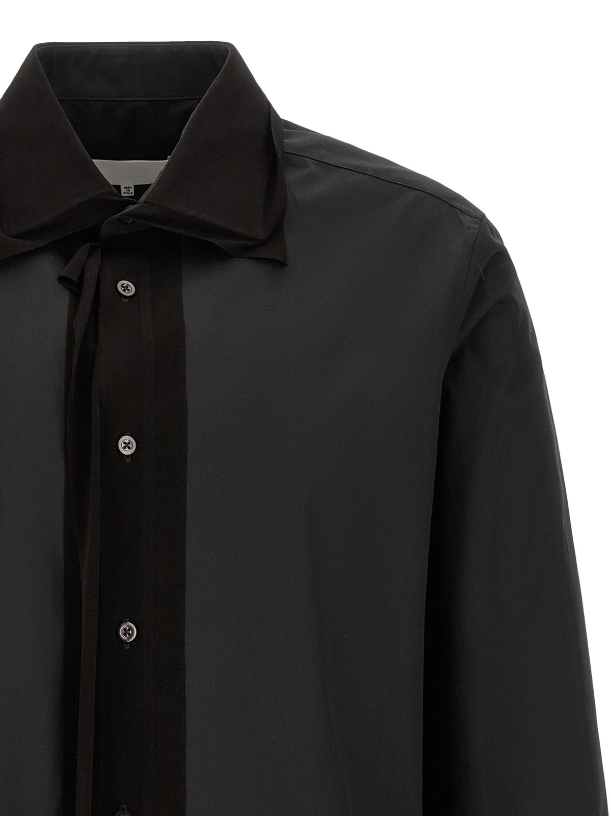 Maison Margiela Black Cotton Blouse