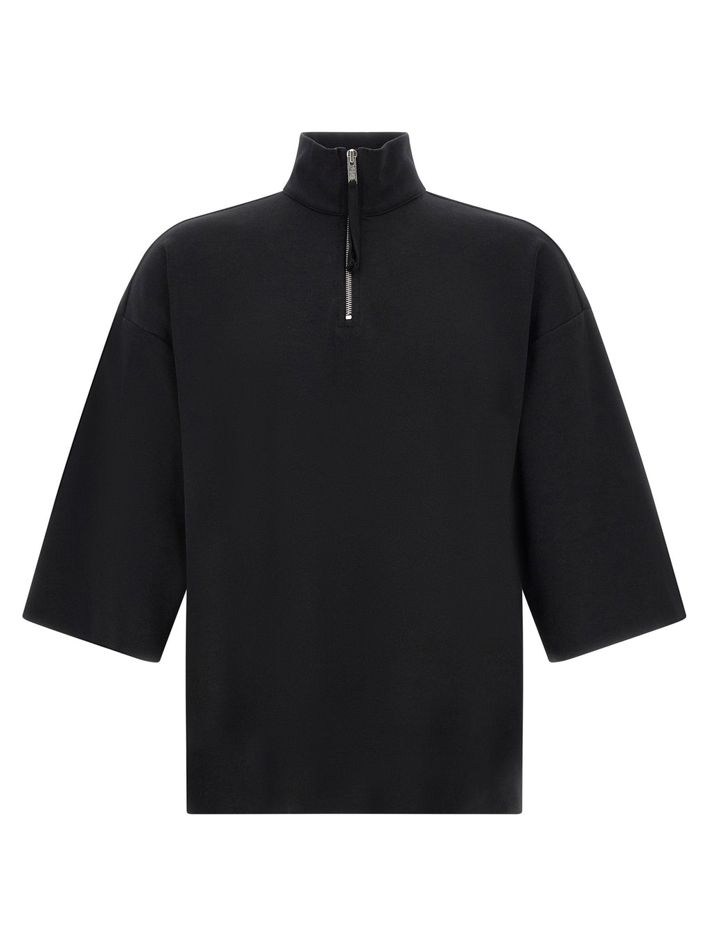Thom Krom Black Cotton Sweatshirt
