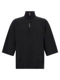 Thom Krom Black Cotton Sweatshirt