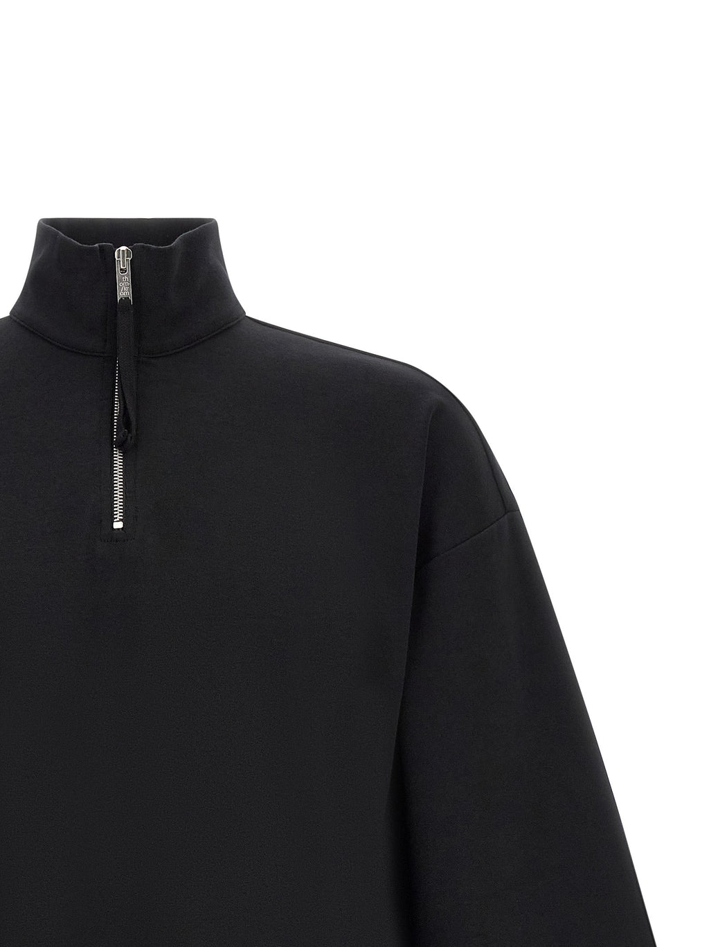 Thom Krom Black Cotton Sweatshirt