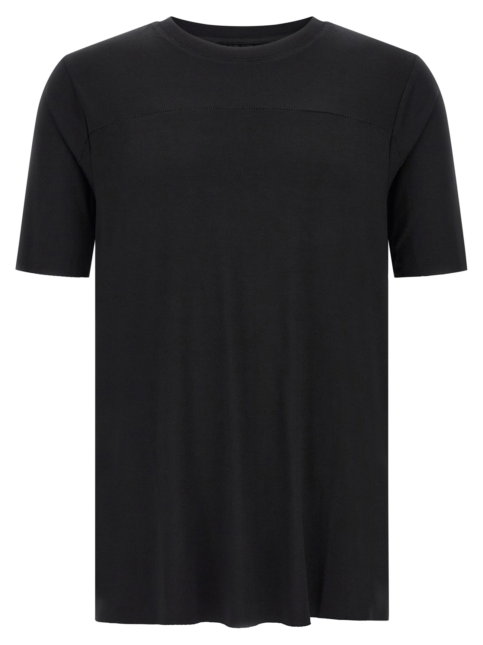 Thom Krom Black Viscose T-Shirt