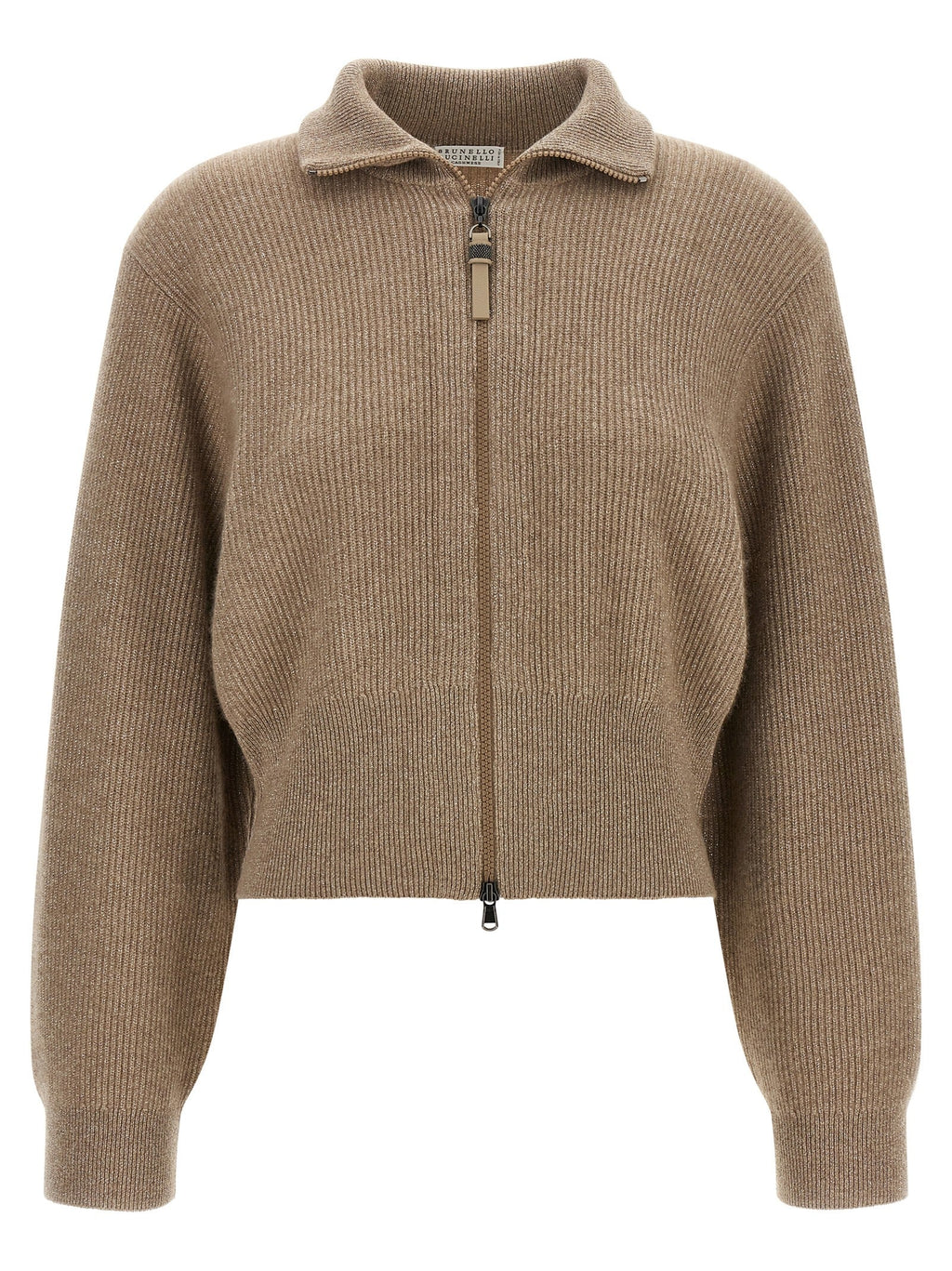 Brunello Cucinelli Brown Cashmere Cardigan