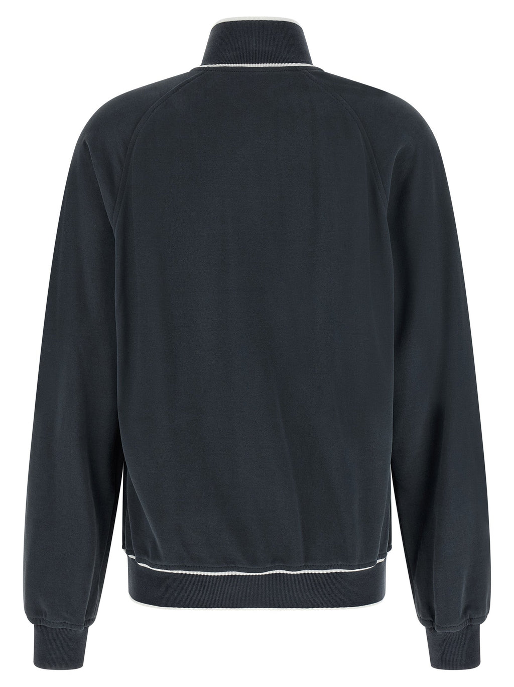 Brunello Cucinelli Blue Cotton Sweatshirt