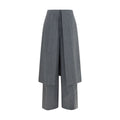The Latest Gray Polyester Dress Pants