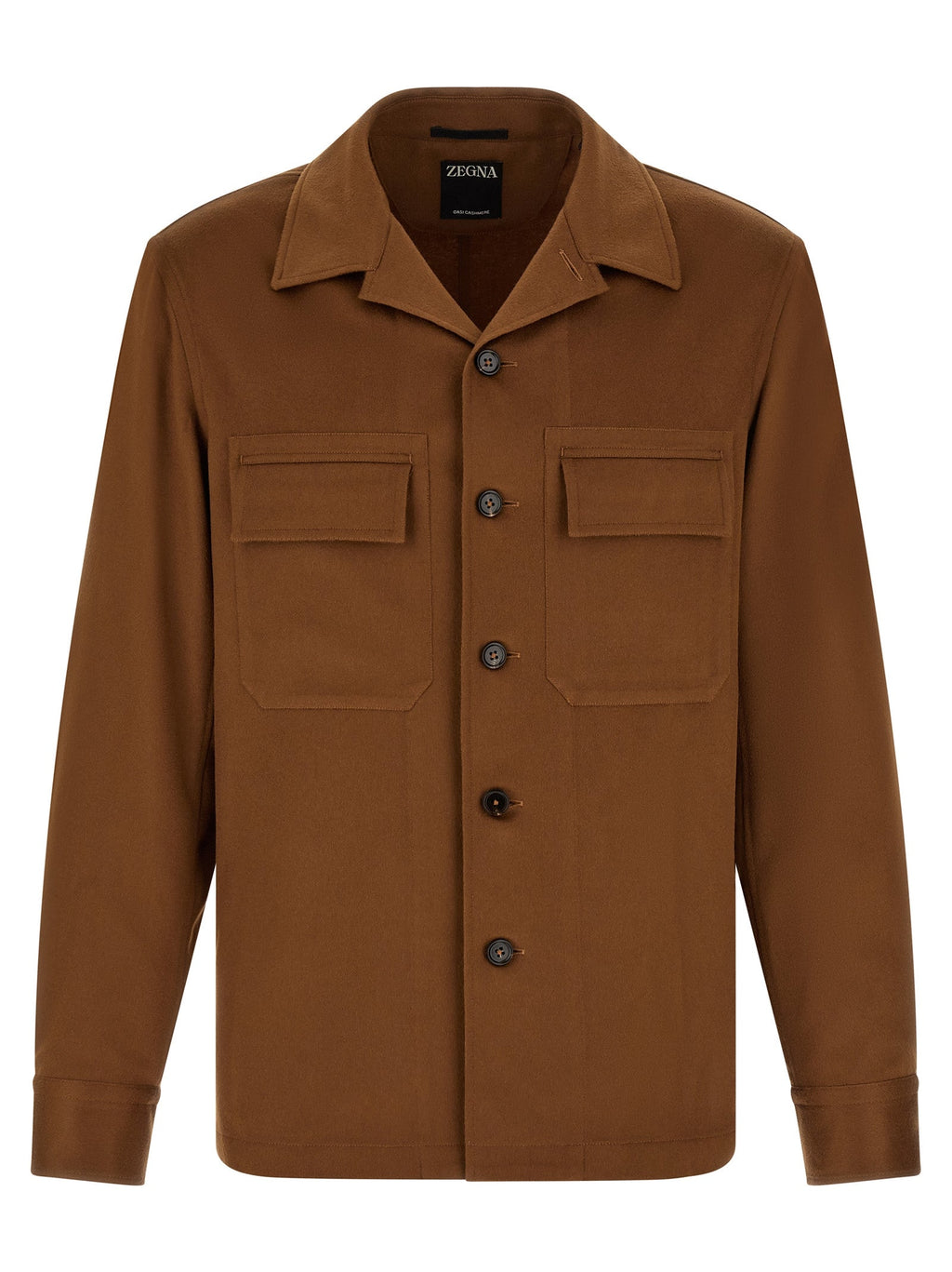 ZEGNA Brown Cashmere Blouse