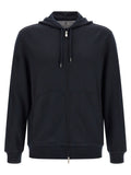Brunello Cucinelli Blue Cashmere Cardigan