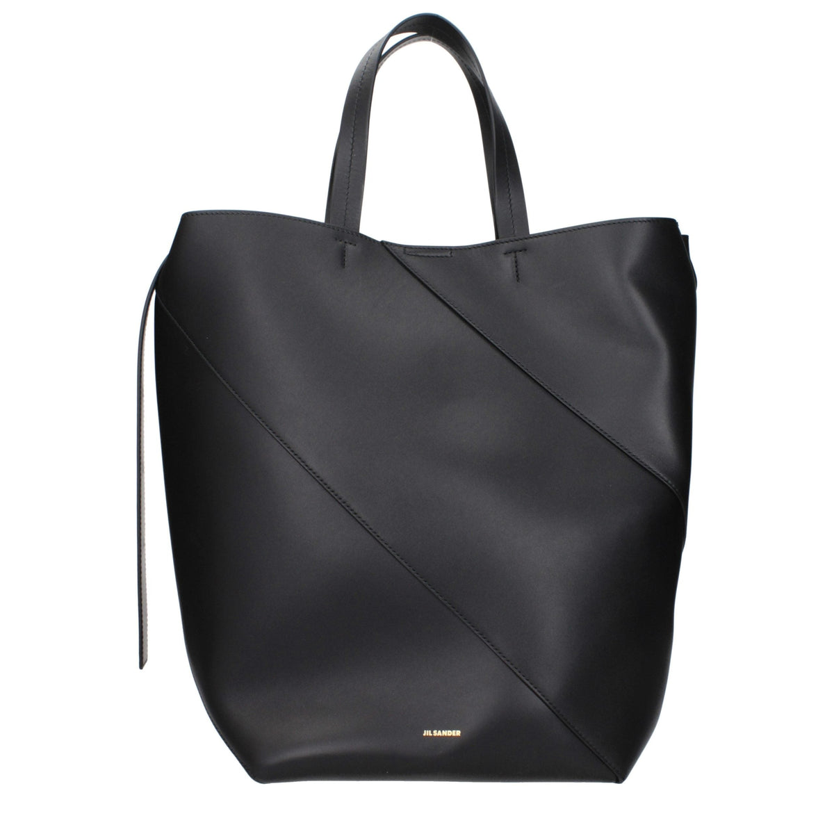 Jil Sander Black Leather Crossbody Bag