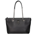 Jimmy Choo Black Leather Shoulder Bag