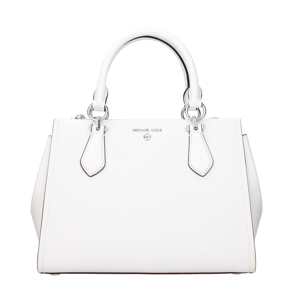 Michael Kors White Leather Handbag