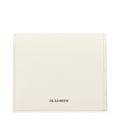 Jil Sander White Leather Wallet