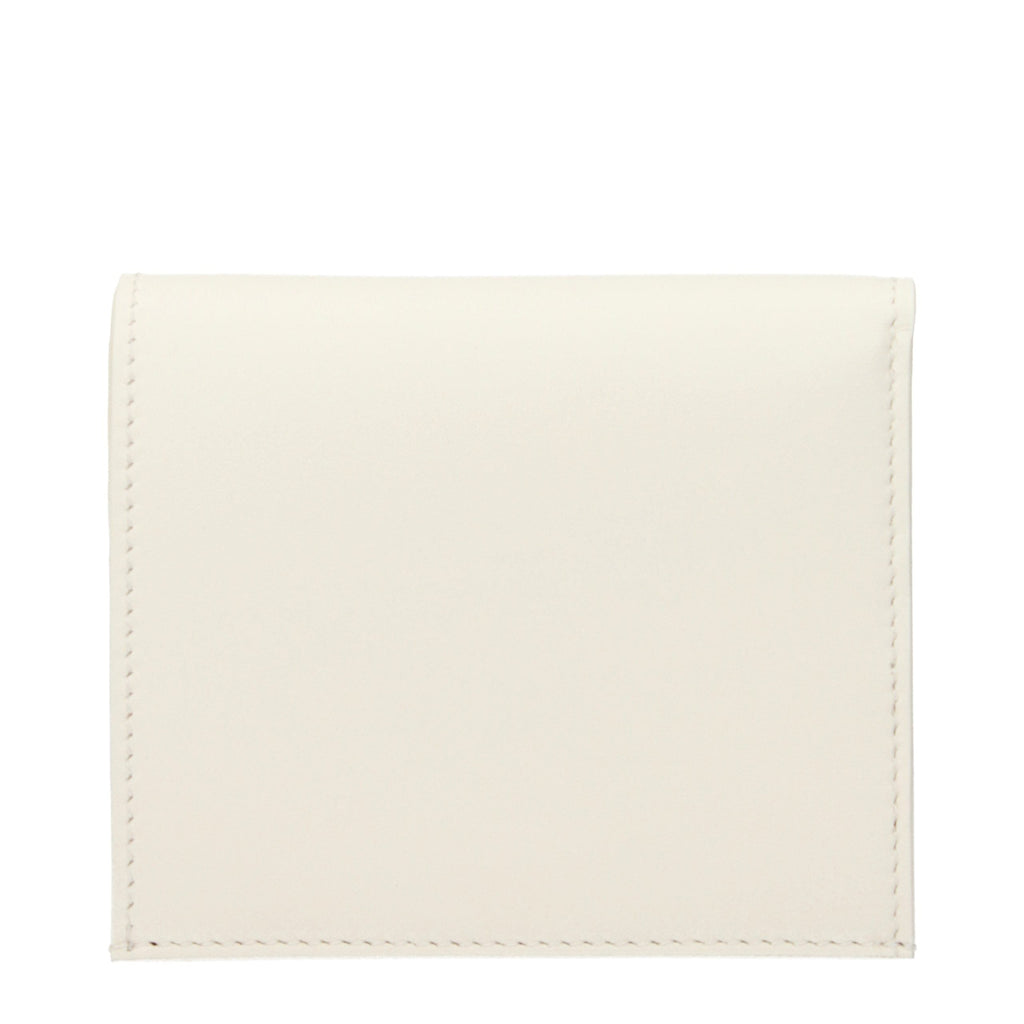 Jil Sander White Leather Wallet