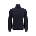 Brioni Blue Cashmere Turtleneck