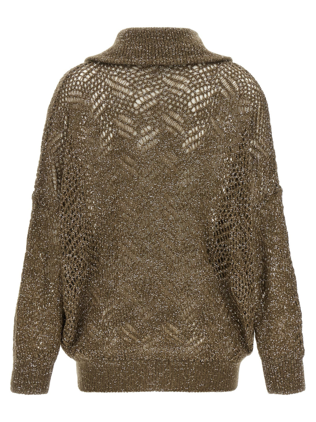 Brunello Cucinelli Brown Polyamide Cardigan