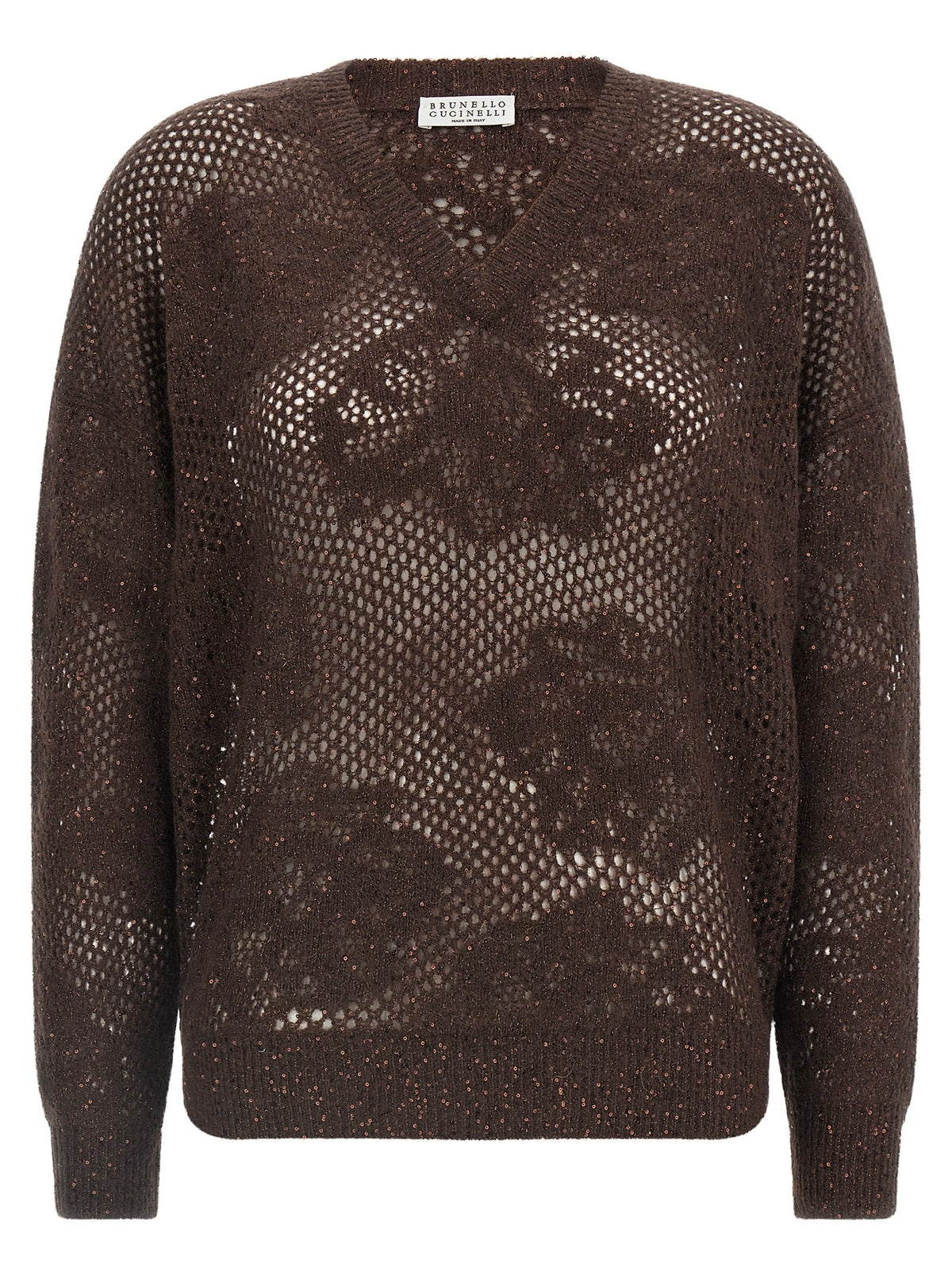 Brunello Cucinelli Brown Nylon Cardigan