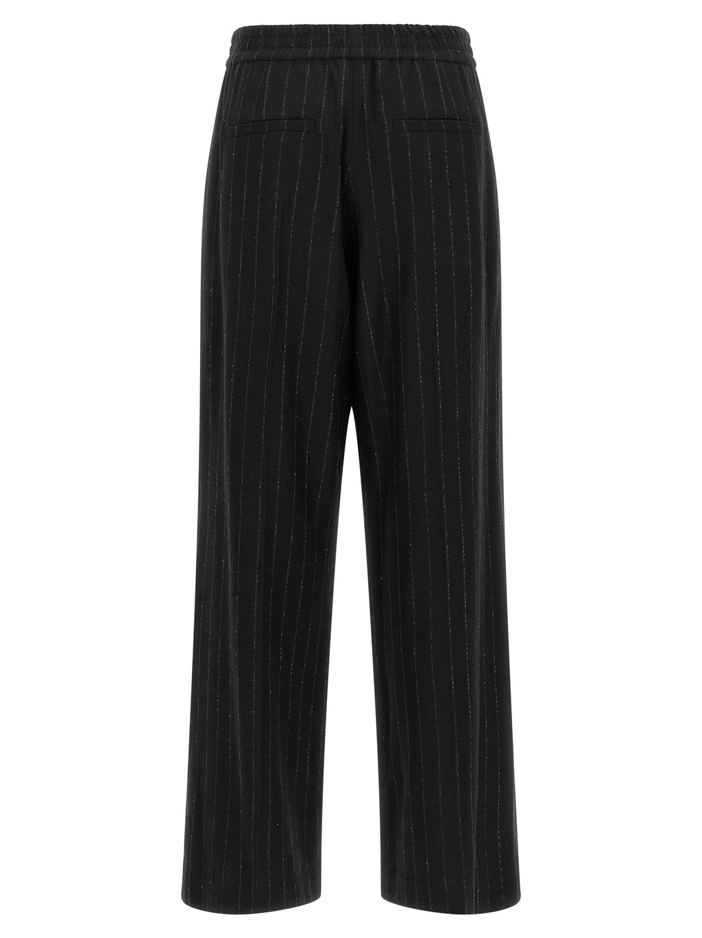 Brunello Cucinelli Blue Virgin Wool Casual Pants