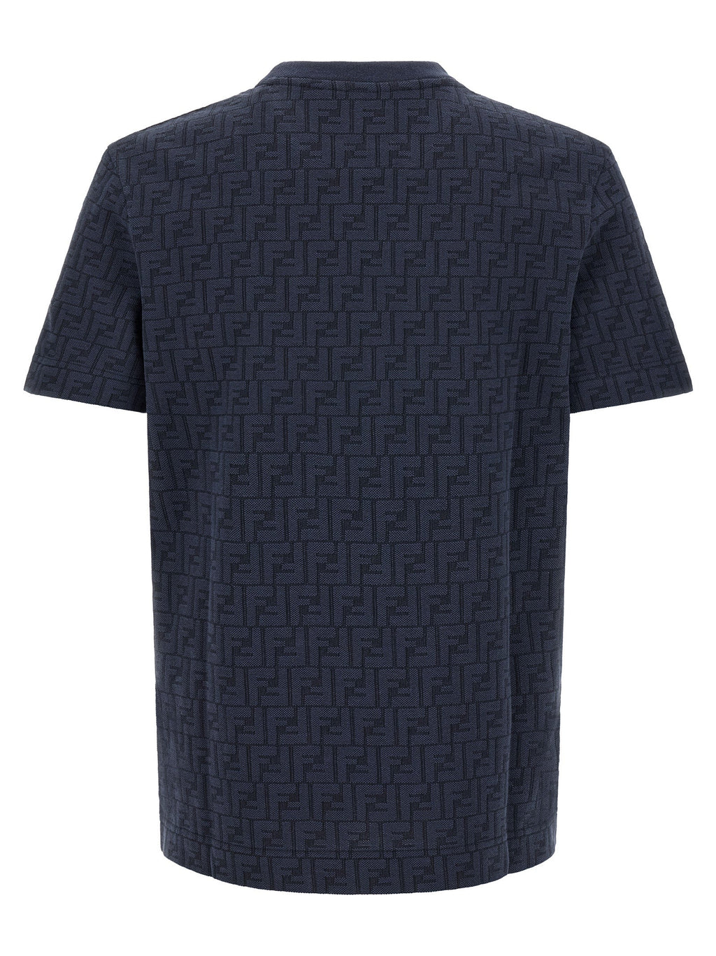 Fendi Blue Cotton T-Shirt