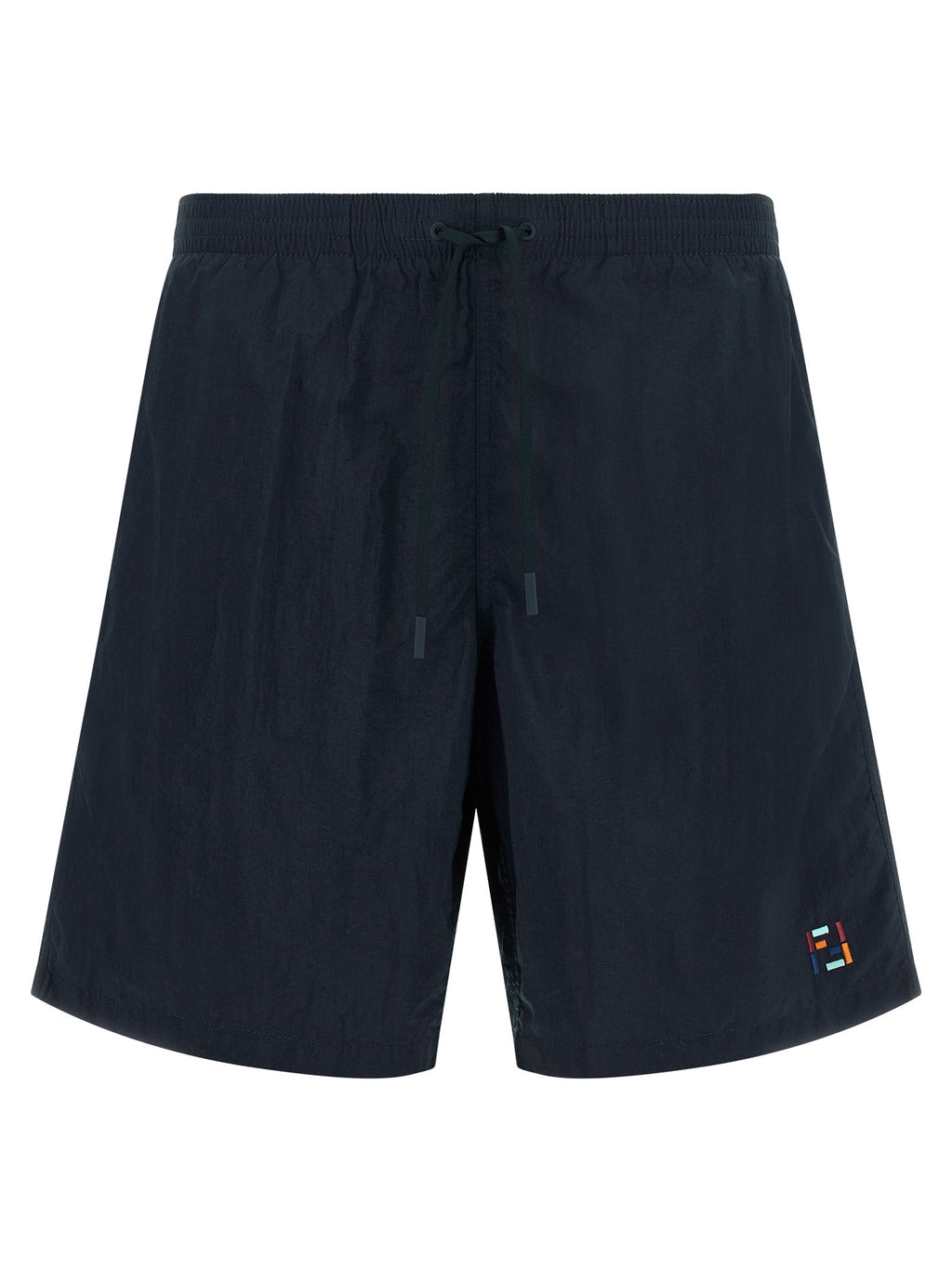 Fendi Blue Polyamide Swim Shorts
