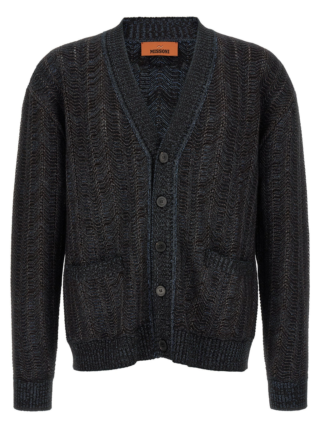 Missoni Blue Viscose Cardigan