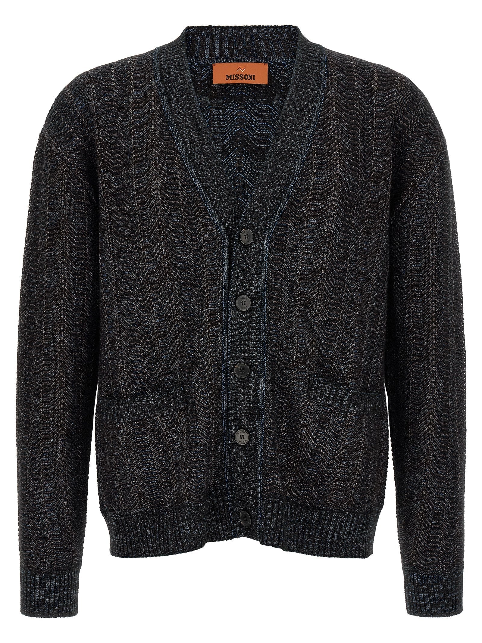 Missoni Blue Viscose Cardigan