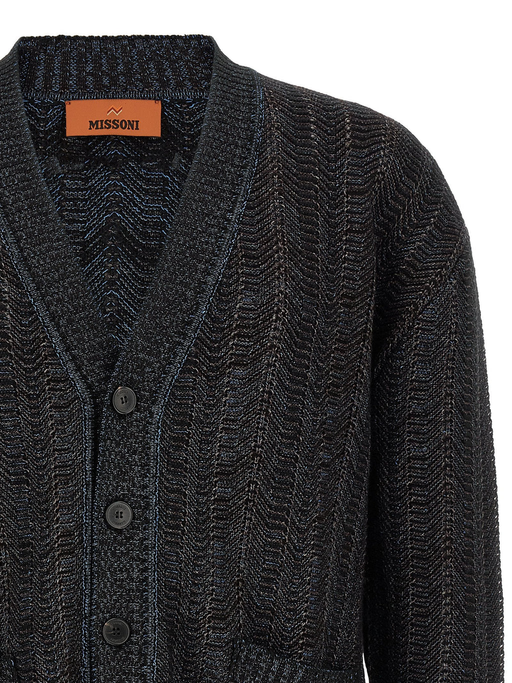 Missoni Blue Viscose Cardigan
