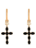 Dolce & Gabbana Black Brass Earrings