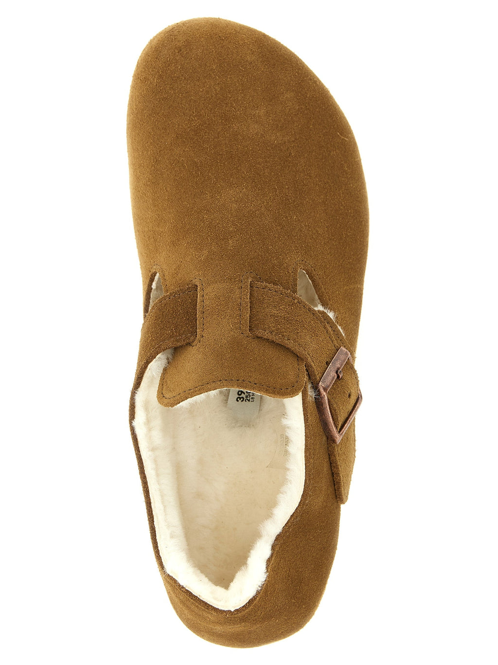 Birkenstock Brown Suede Leather Clogs