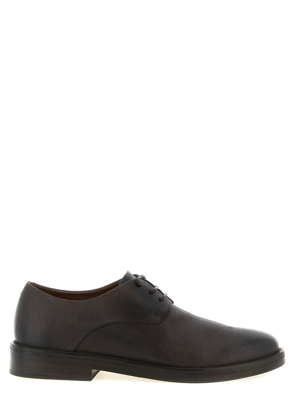 Marsell Brown Calfskin Oxfords And Derbies