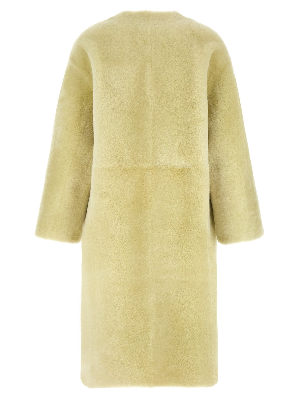 BLANCHA Bicolor Lamb Fur Coat