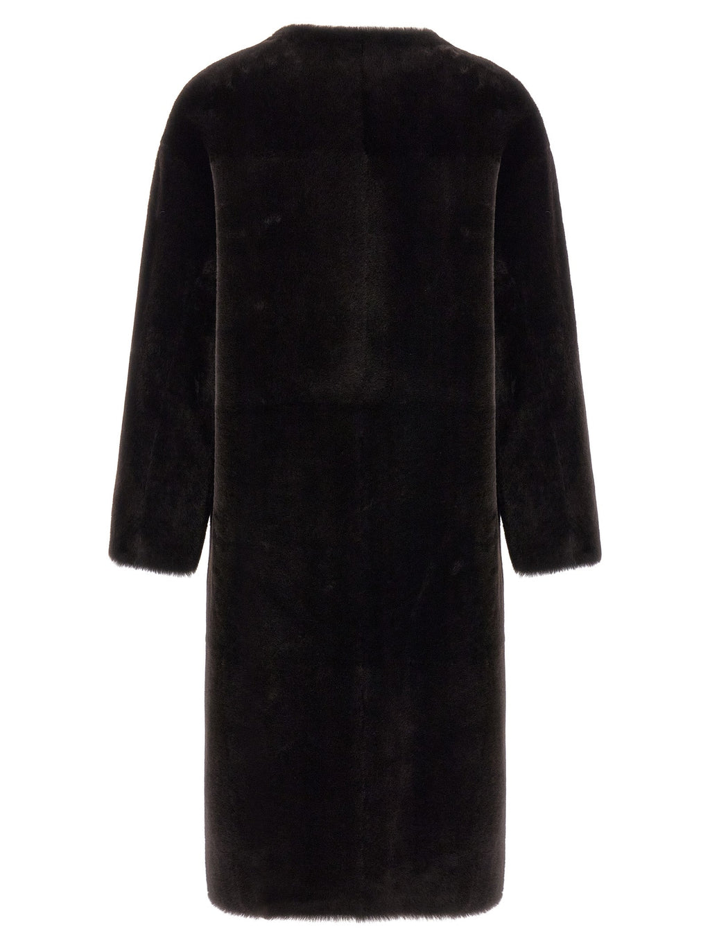 BLANCHA Brown Lamb Fur Coat