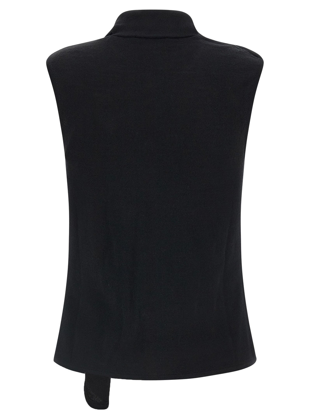 Lemaire Black Wool Sleeveless Jacket