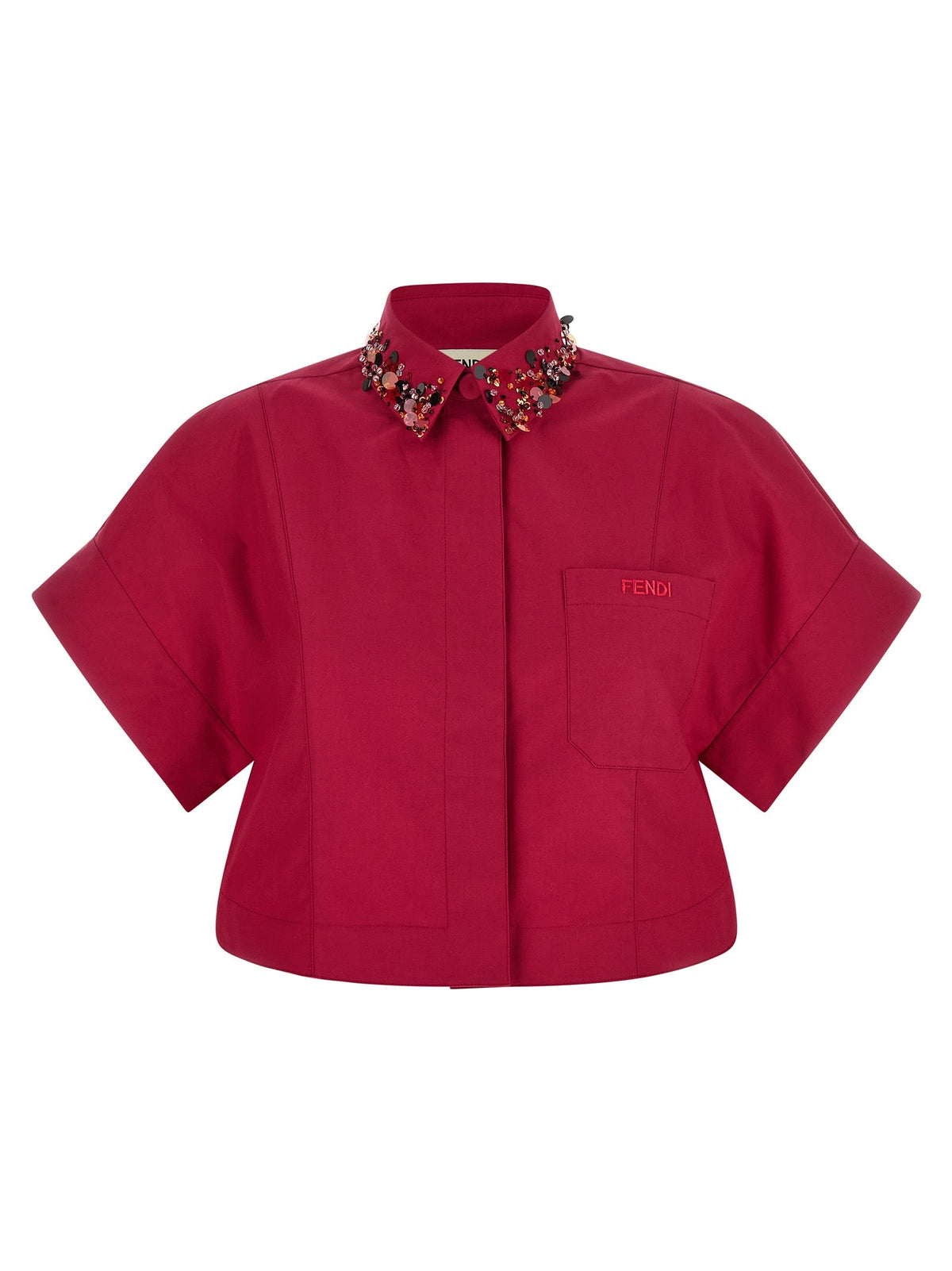 Fendi Multicolor Cotton Blouse