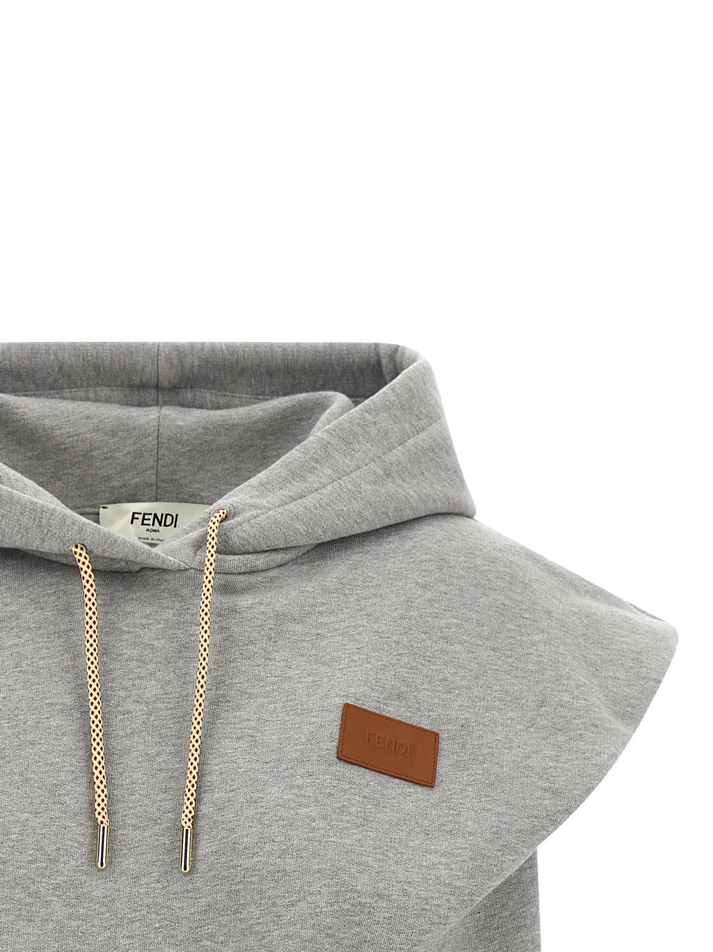 Fendi Gray Cotton Sweatshirt