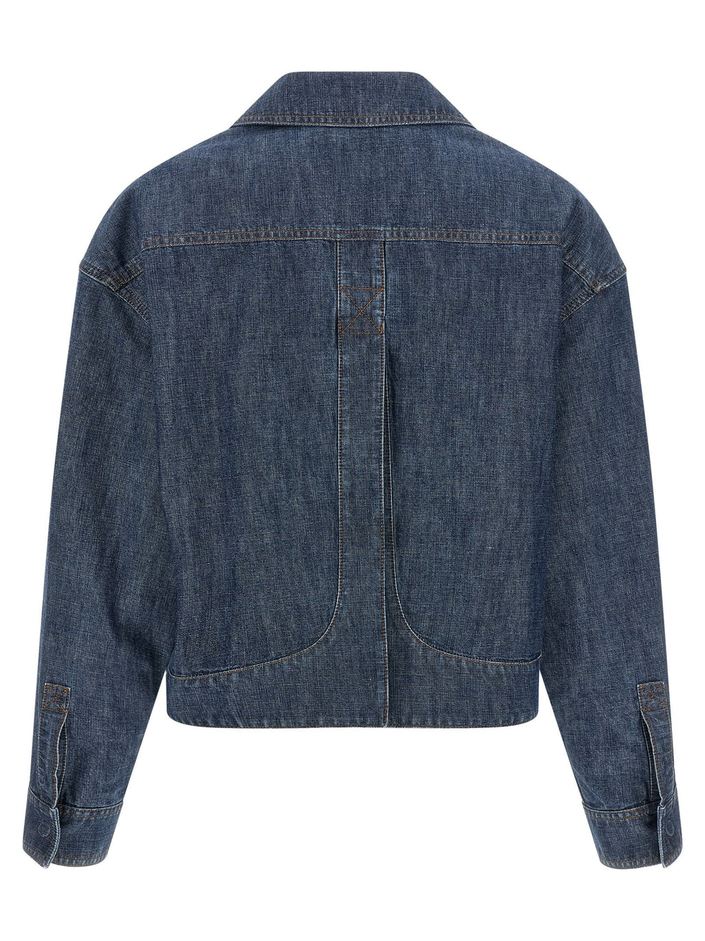 Fendi Blue Cotton Denim Jacket