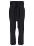 Thom Krom Black Cotton Casual Pants